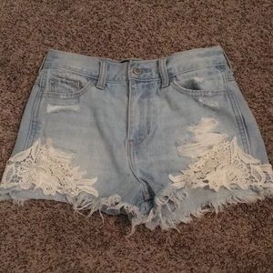 High waisted shorts